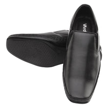Vardhra Men 100% Genuine Leather - Formal Slip-on Dress Shoes - Black