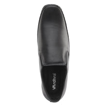 Vardhra Men 100% Genuine Leather - Formal Slip-on Dress Shoes - Black