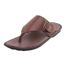 Vardhra Men 100% Genuine Leather - Thong Sandals / Slippers - Tan
