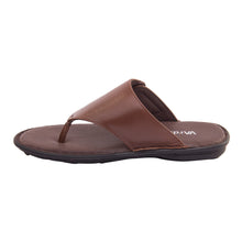 Vardhra Men 100% Genuine Leather - Thong Sandals / Slippers - Tan