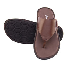 Vardhra Men 100% Genuine Leather - Thong Sandals / Slippers - Tan
