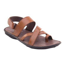 Vardhra Men 100% Genuine Leather - Thong Sandals / Slippers - English Brown