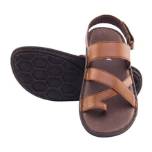 Vardhra Men 100% Genuine Leather - Thong Sandals / Slippers - English Brown