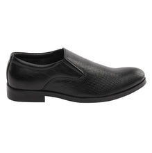 Vardhra Men 100% Genuine Leather - Formal Slip-on Dress Shoes - Black