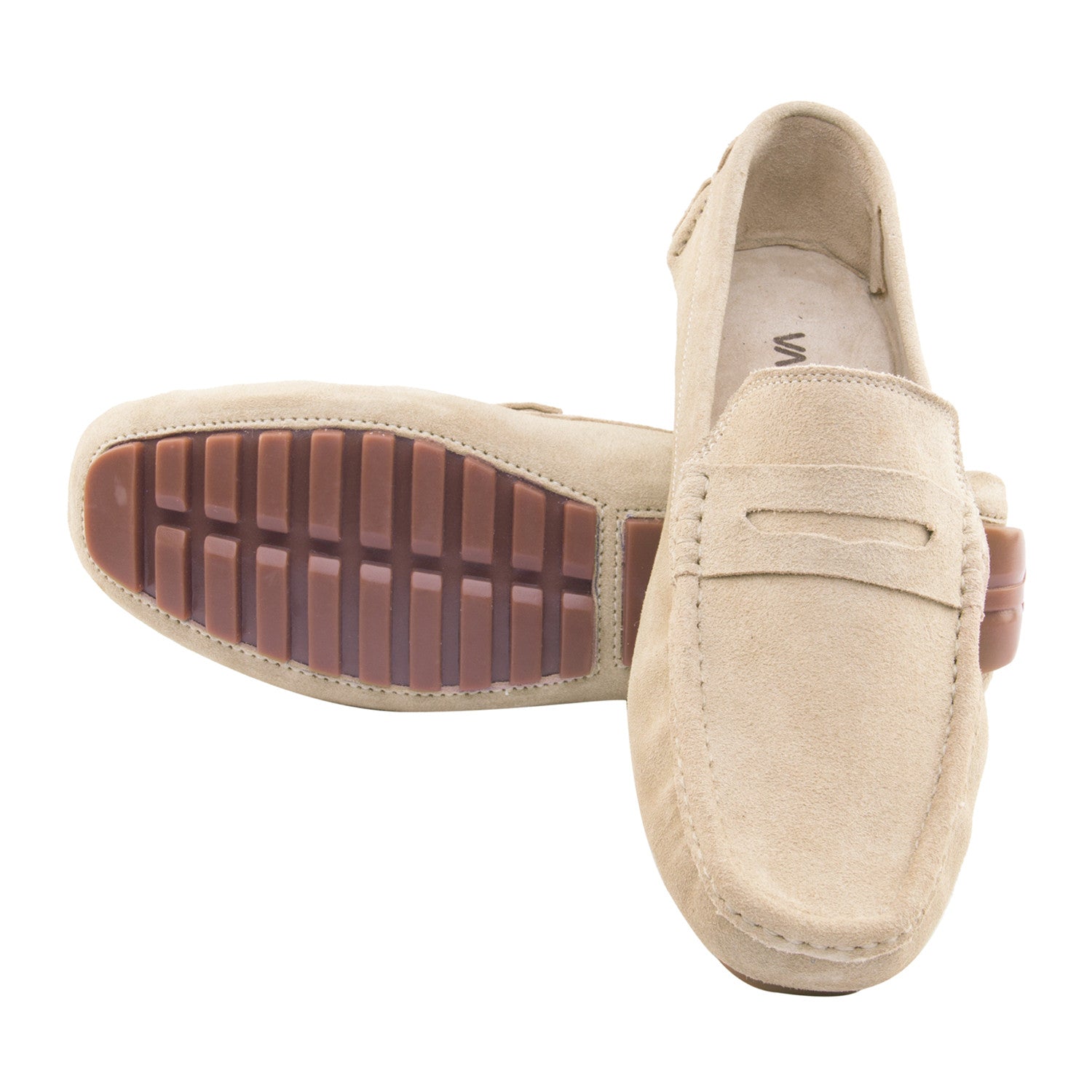 Vardhra Men 100 Genuine Suede Leather Driving Shoes Loafers Off vardhra com